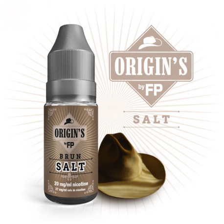 E-liquide Brun - Origin's sel de nicotine par Flavour Power
